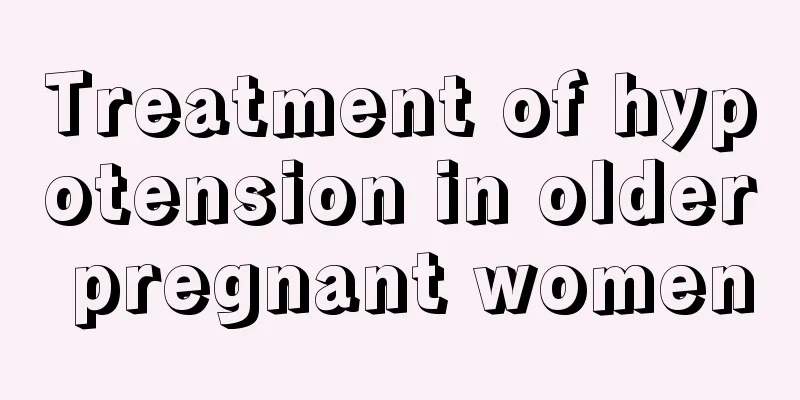 Treatment of hypotension in older pregnant women