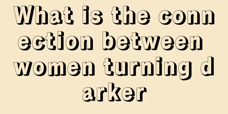 What is the connection between women turning darker