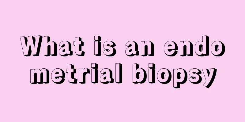 What is an endometrial biopsy