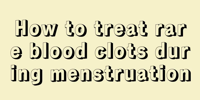 How to treat rare blood clots during menstruation