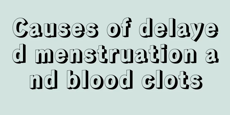 Causes of delayed menstruation and blood clots