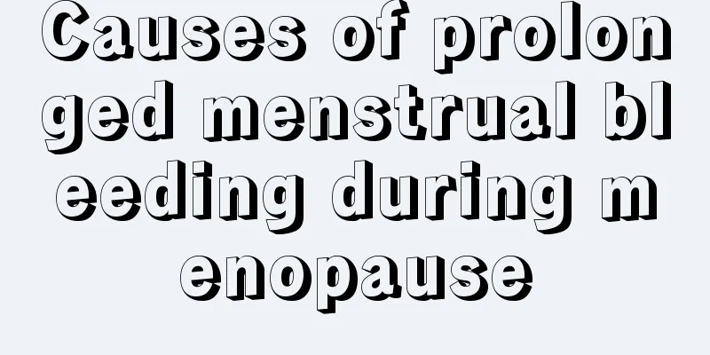 Causes of prolonged menstrual bleeding during menopause