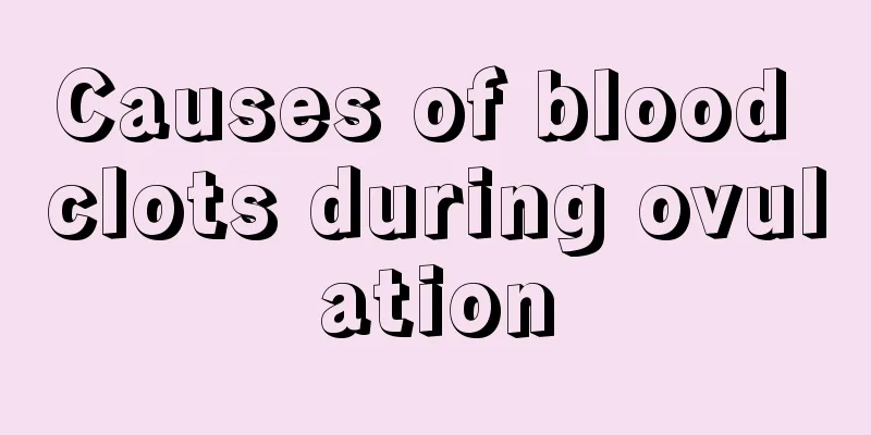 Causes of blood clots during ovulation