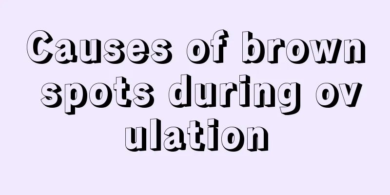 Causes of brown spots during ovulation