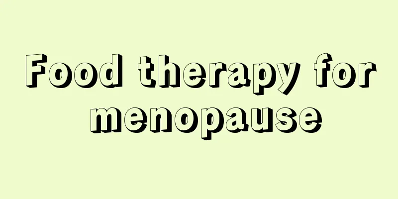 Food therapy for menopause