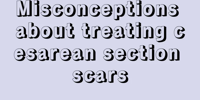 Misconceptions about treating cesarean section scars