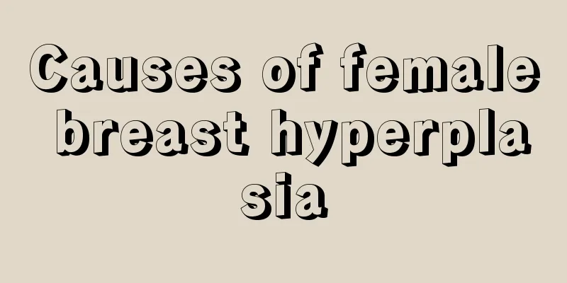 Causes of female breast hyperplasia