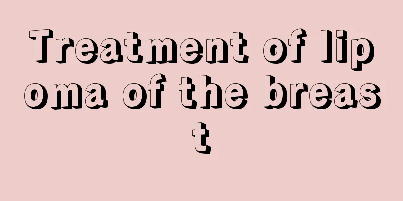 Treatment of lipoma of the breast