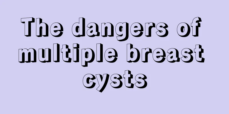 The dangers of multiple breast cysts