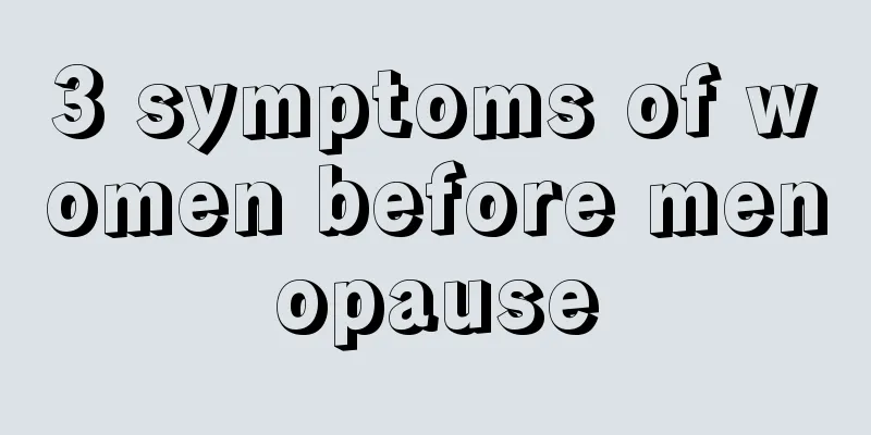 3 symptoms of women before menopause