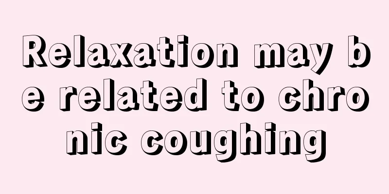 Relaxation may be related to chronic coughing