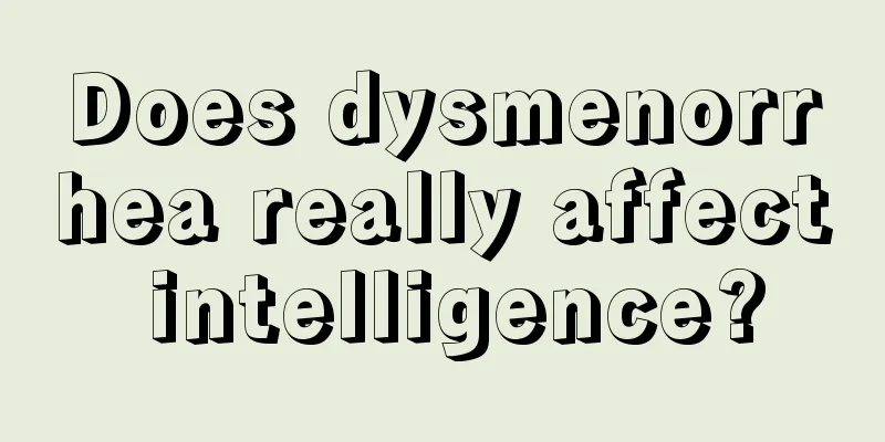 Does dysmenorrhea really affect intelligence?