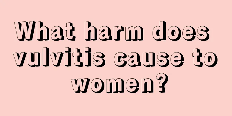 What harm does vulvitis cause to women?