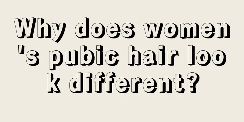 Why does women's pubic hair look different?