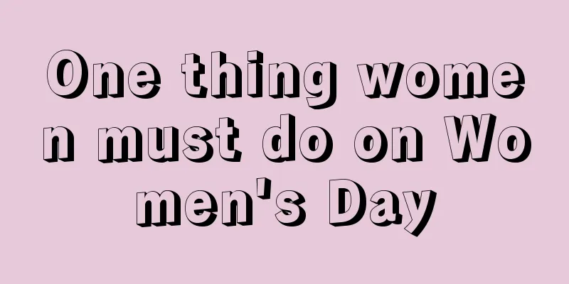 One thing women must do on Women's Day