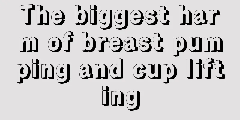 The biggest harm of breast pumping and cup lifting