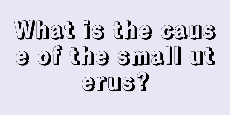 What is the cause of the small uterus?