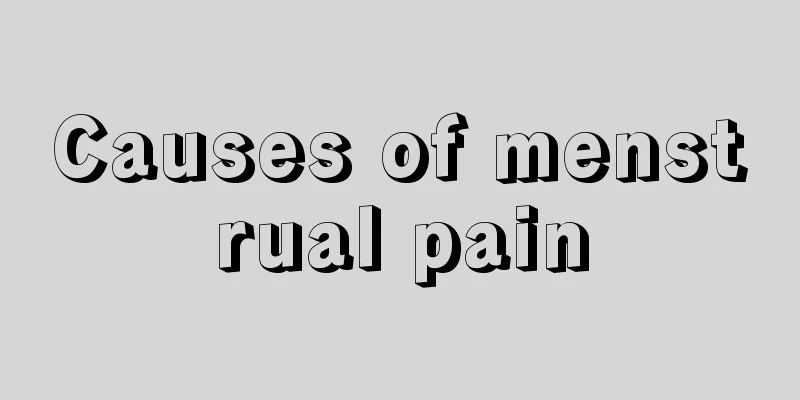 Causes of menstrual pain