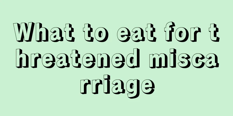 What to eat for threatened miscarriage