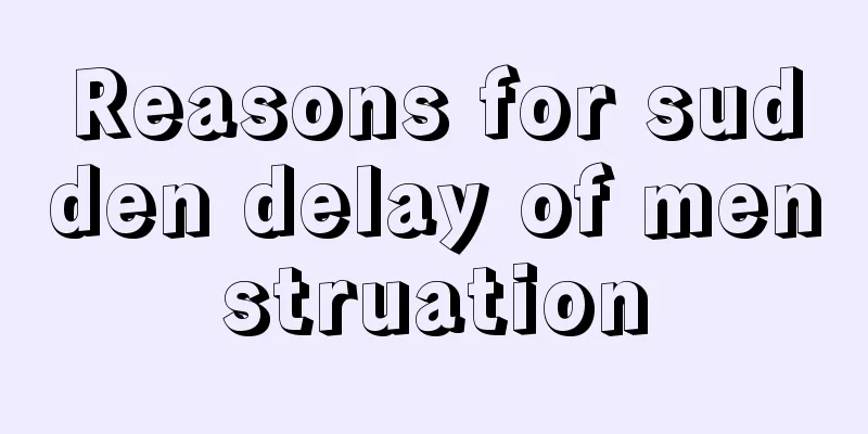 Reasons for sudden delay of menstruation