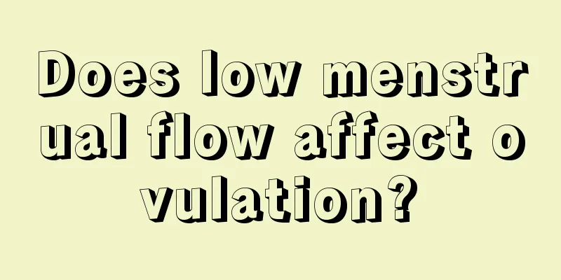 Does low menstrual flow affect ovulation?