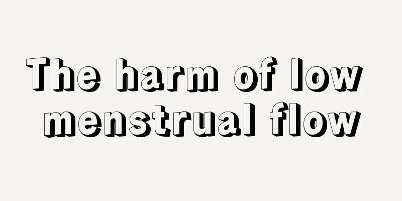 The harm of low menstrual flow