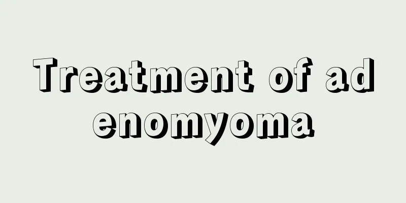 Treatment of adenomyoma