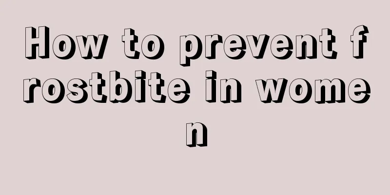 How to prevent frostbite in women