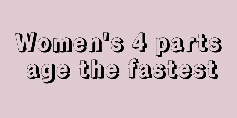 Women's 4 parts age the fastest