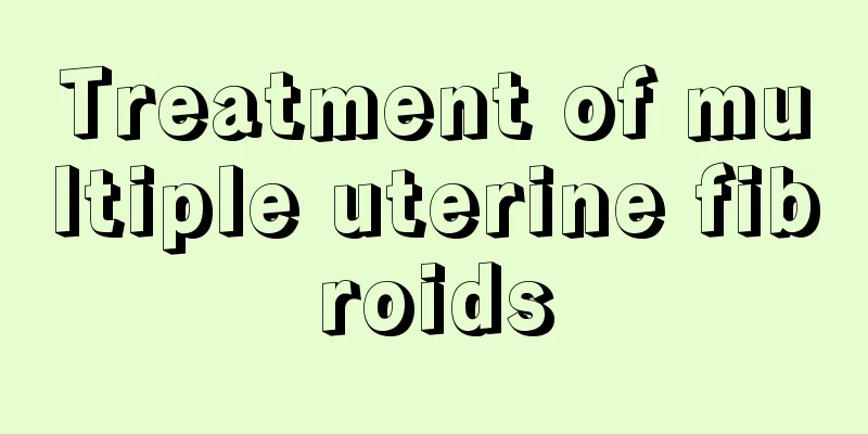 Treatment of multiple uterine fibroids