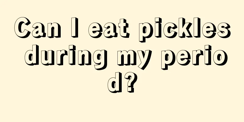 Can I eat pickles during my period?