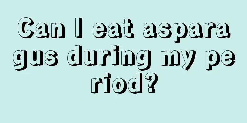 Can I eat asparagus during my period?