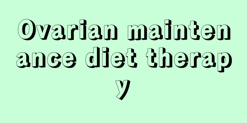 Ovarian maintenance diet therapy