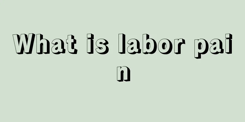 What is labor pain