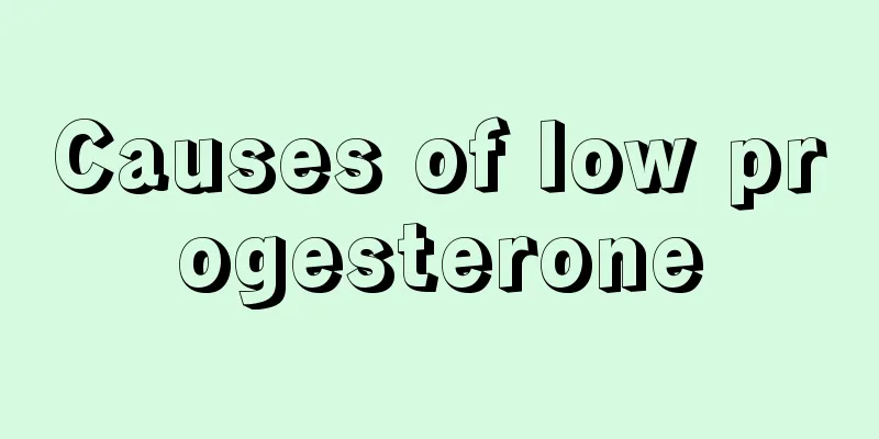 Causes of low progesterone