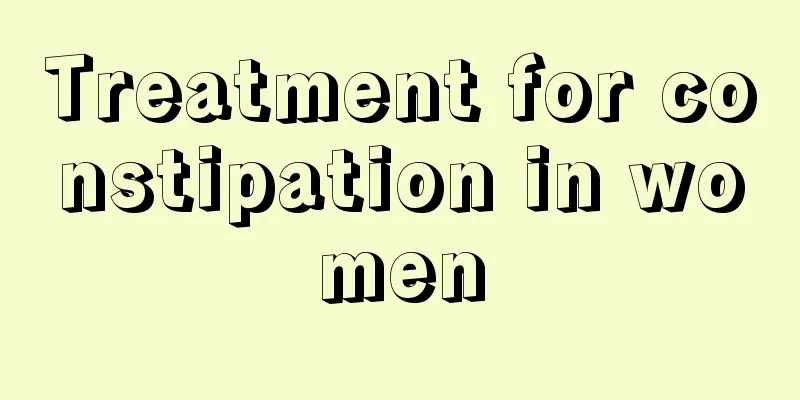 Treatment for constipation in women