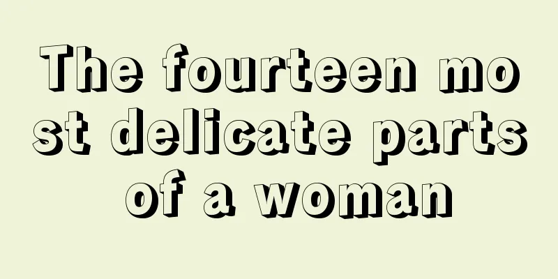 The fourteen most delicate parts of a woman