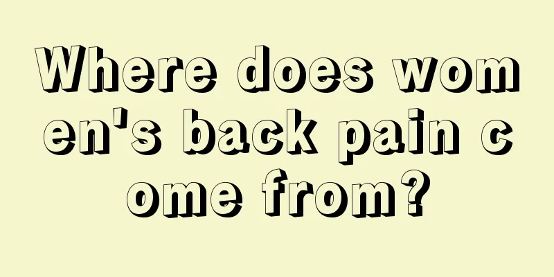 Where does women's back pain come from?