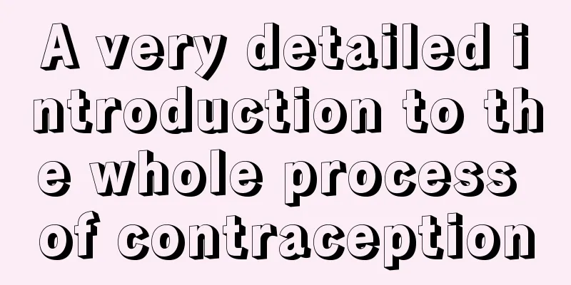 A very detailed introduction to the whole process of contraception