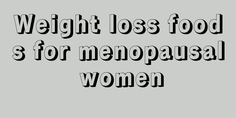 Weight loss foods for menopausal women