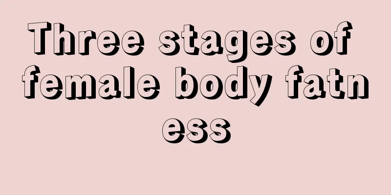 Three stages of female body fatness