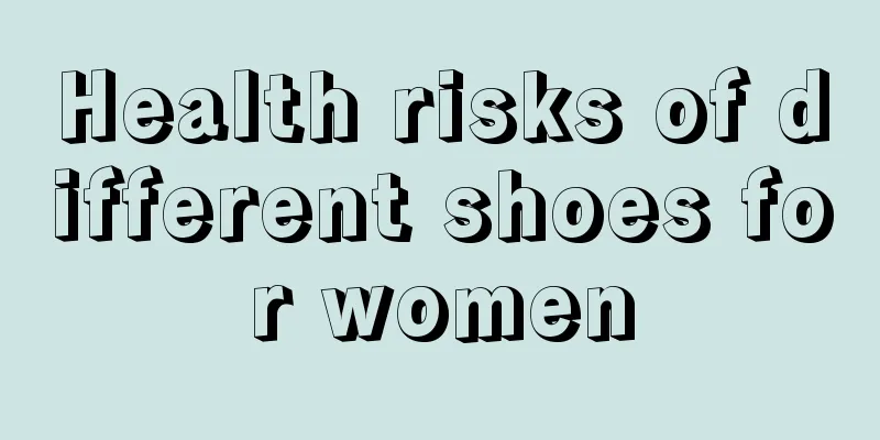 Health risks of different shoes for women