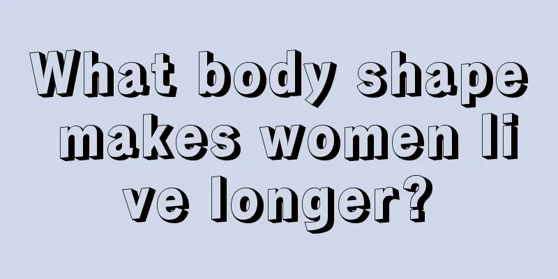 What body shape makes women live longer?