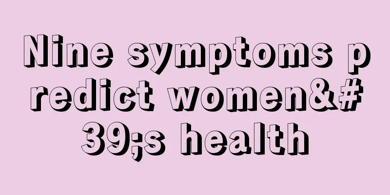 Nine symptoms predict women's health