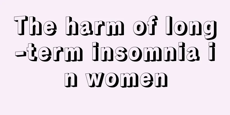 The harm of long-term insomnia in women