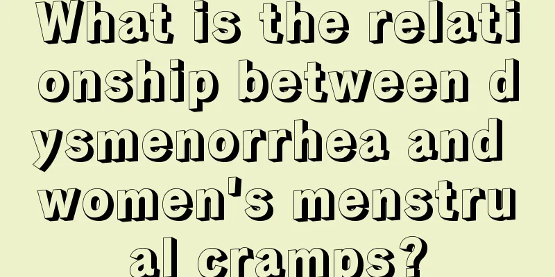 What is the relationship between dysmenorrhea and women's menstrual cramps?