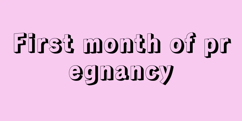 First month of pregnancy