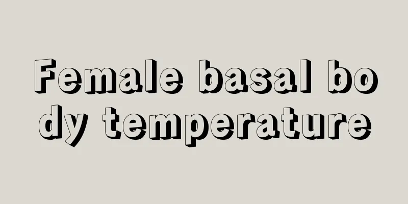 Female basal body temperature