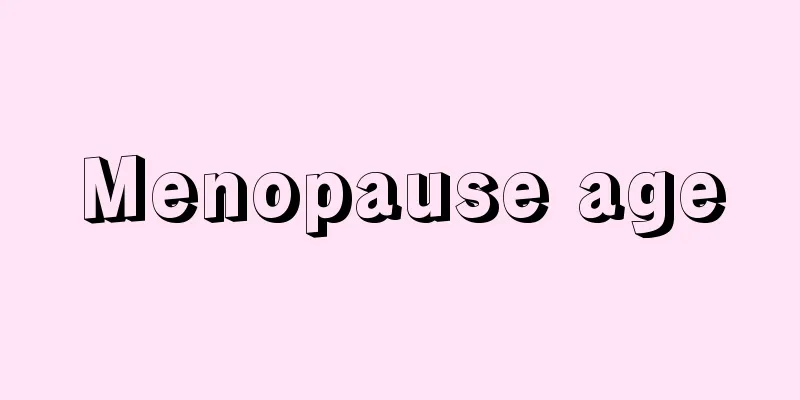 Menopause age