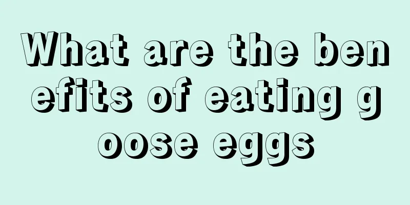 What are the benefits of eating goose eggs